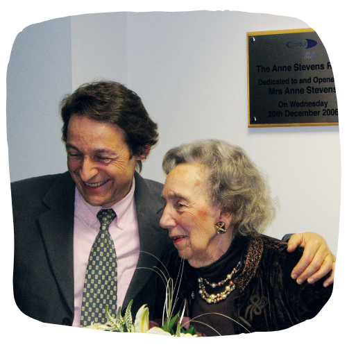 Peter Seldon, CEO of Consultus Care and Nursing, with his Aunt and Founder of Consultus, Anne Stevens